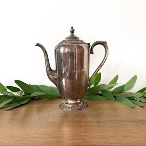 Wm Rogers Fenwick Silver Plate Tea Pot Vintage